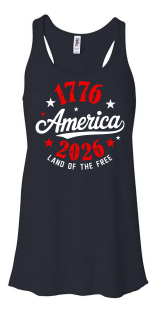 1776: Ladies & Girls Tank (Red/White/Blue)