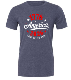 1776: Short Sleeve (Red/White/Blue)