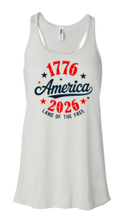 1776: Ladies & Girls Tank (Red/White/Blue)