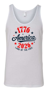 1776: Adult & Youth & Toddler Tank (Red/White/Blue)