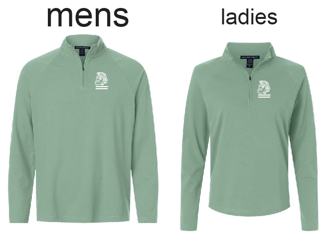 FCCLA: 6 - Balsam Green 1/4 Zip Pullover