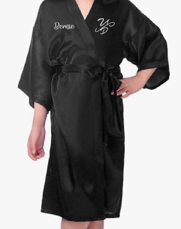 UDDT: Black Silk Robe