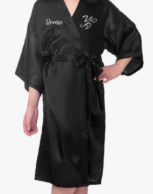 UDDT: Black Silk Robe