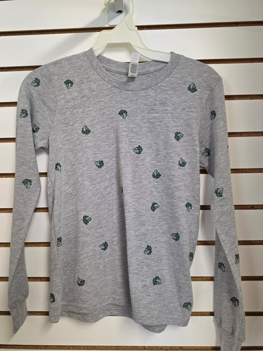All Over Big Green - Long Sleeve